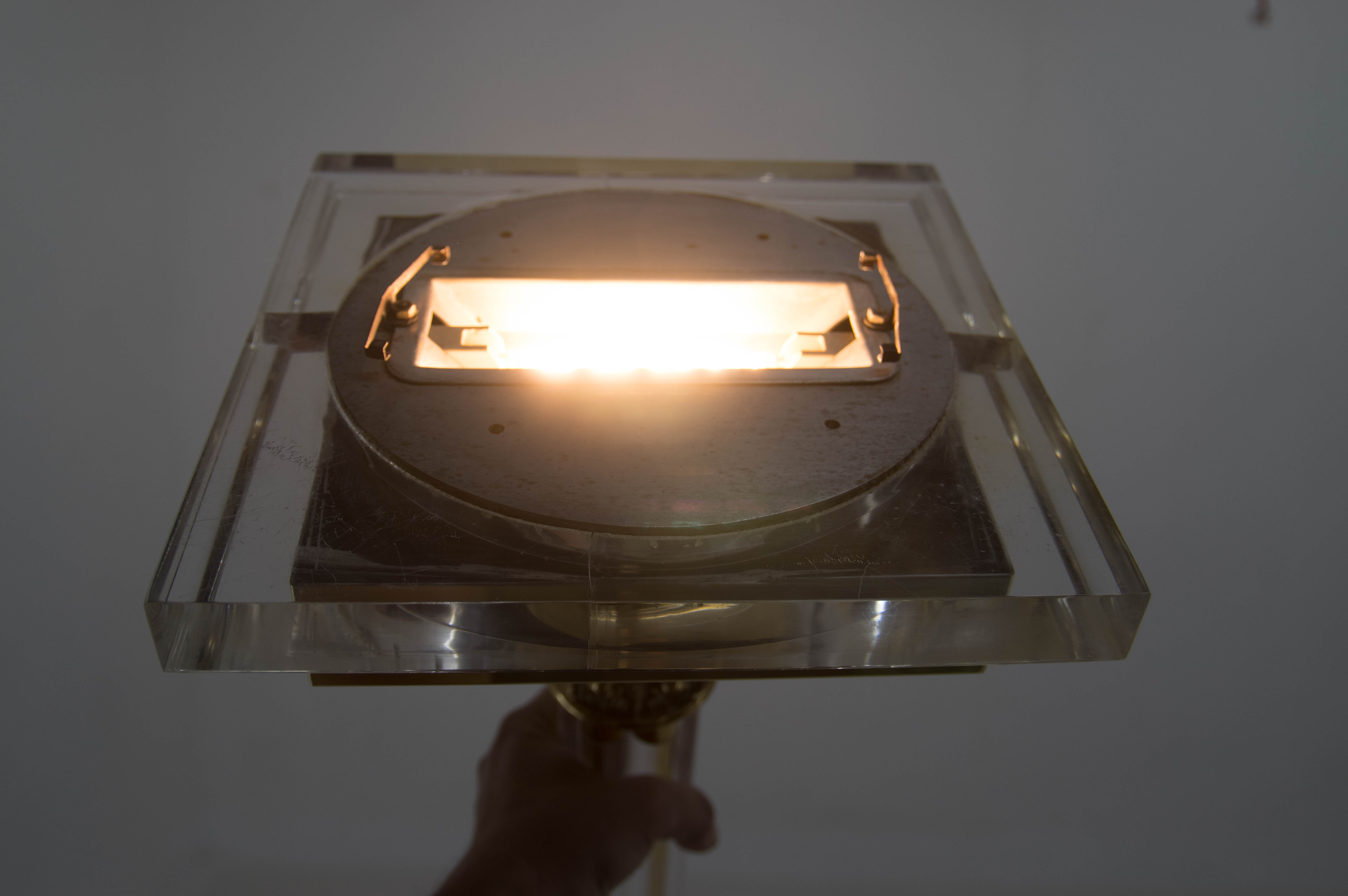 Floor Lamp with Upright Light, Italy, 1970s