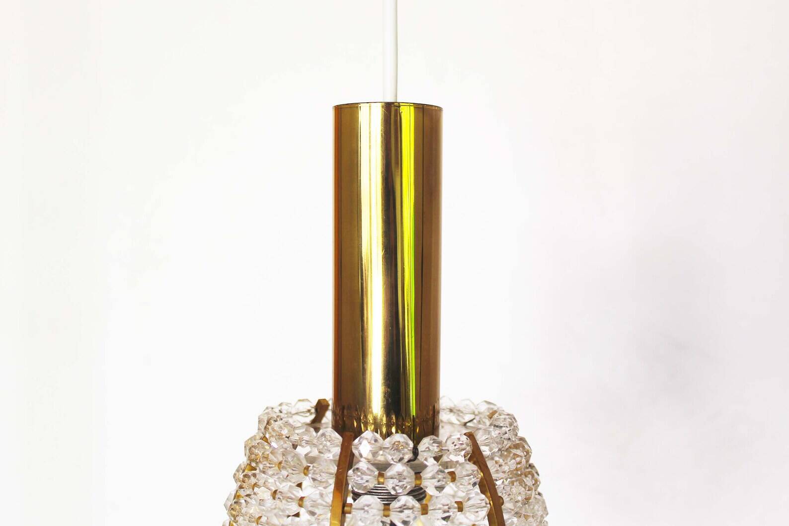 Petit Vintage pendant chandelier by Emil Stejnar for Rupert Nikoll