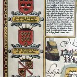 Hantshire Described and Devided, Reproduction of Map of County Hampshire by John Speed (1552-1629)