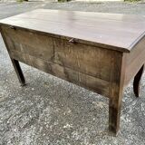Chest , old 18th century oak
