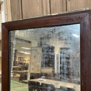 19th-century mirror with wooden frame, in original condition - 1.79m x 87cm