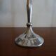 Pair of silver chandeliers alu vintage 3 burners
