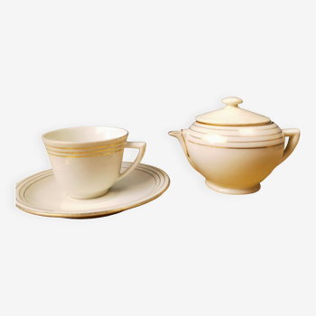Teapot duo in fine berry porcelain - massé et surget