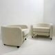 Mid-Century Modern Italian Armchairs on casters, 1970s (3 available)