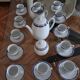Service à café/thé Christofle Océana Bleu, porcelaine de Limoges