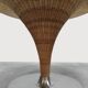 Vintage Italian Tito Agnoli wicker dining table Bonacina Pierantonio