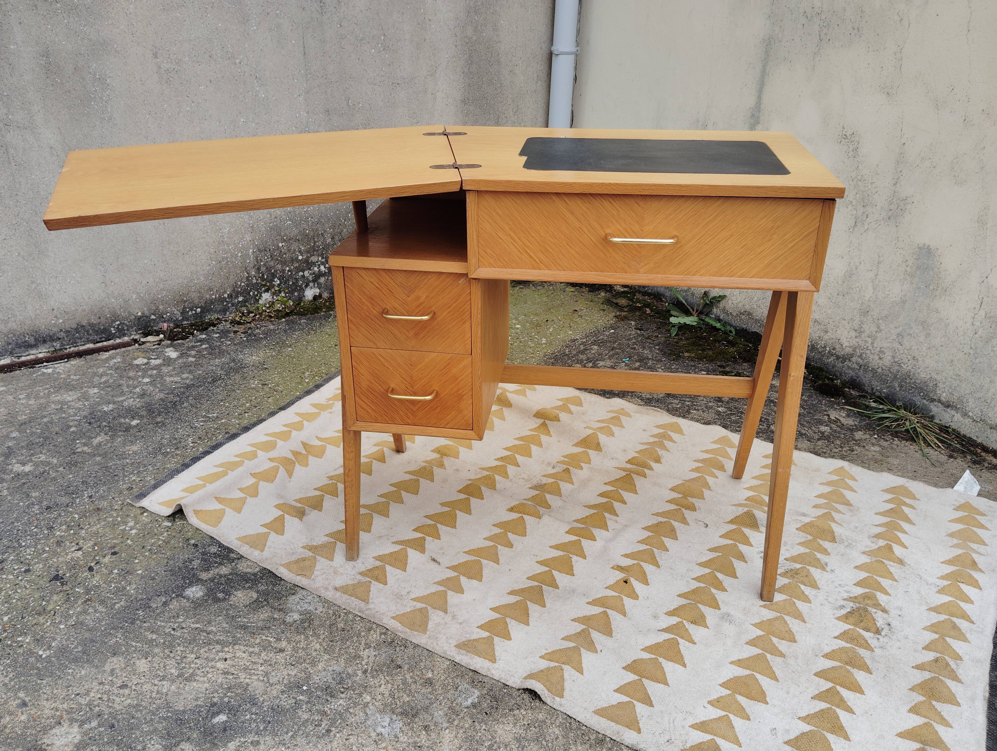 Scandinavian desk based on a Singer piece of furniture.