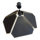 Black and gold petal suspension by Robert de Schuytener.