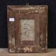 Antique 17th century marble painting, portrait of a South American nobleman