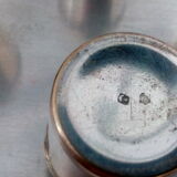 Silver metal liquor service