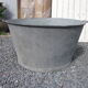 Bassine ronde en zinc
