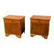 Pair of Vintage Art Deco Nightstands, 1930s-1940s