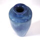 Large blue Bavent Art Deco vase