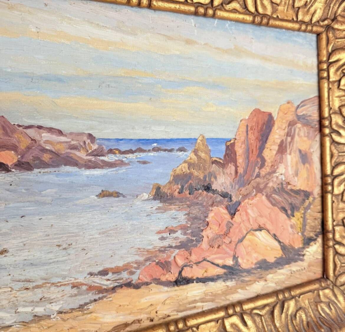 Oil painting on canvas landscape