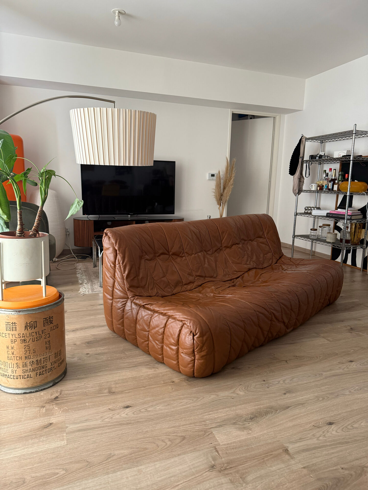 Vintage leather sofa