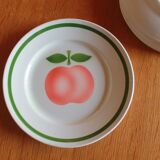 Set de 6 assiettes pomme vintage