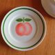 6 vintage apple plates