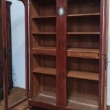 Louis XVI library in cedar burl