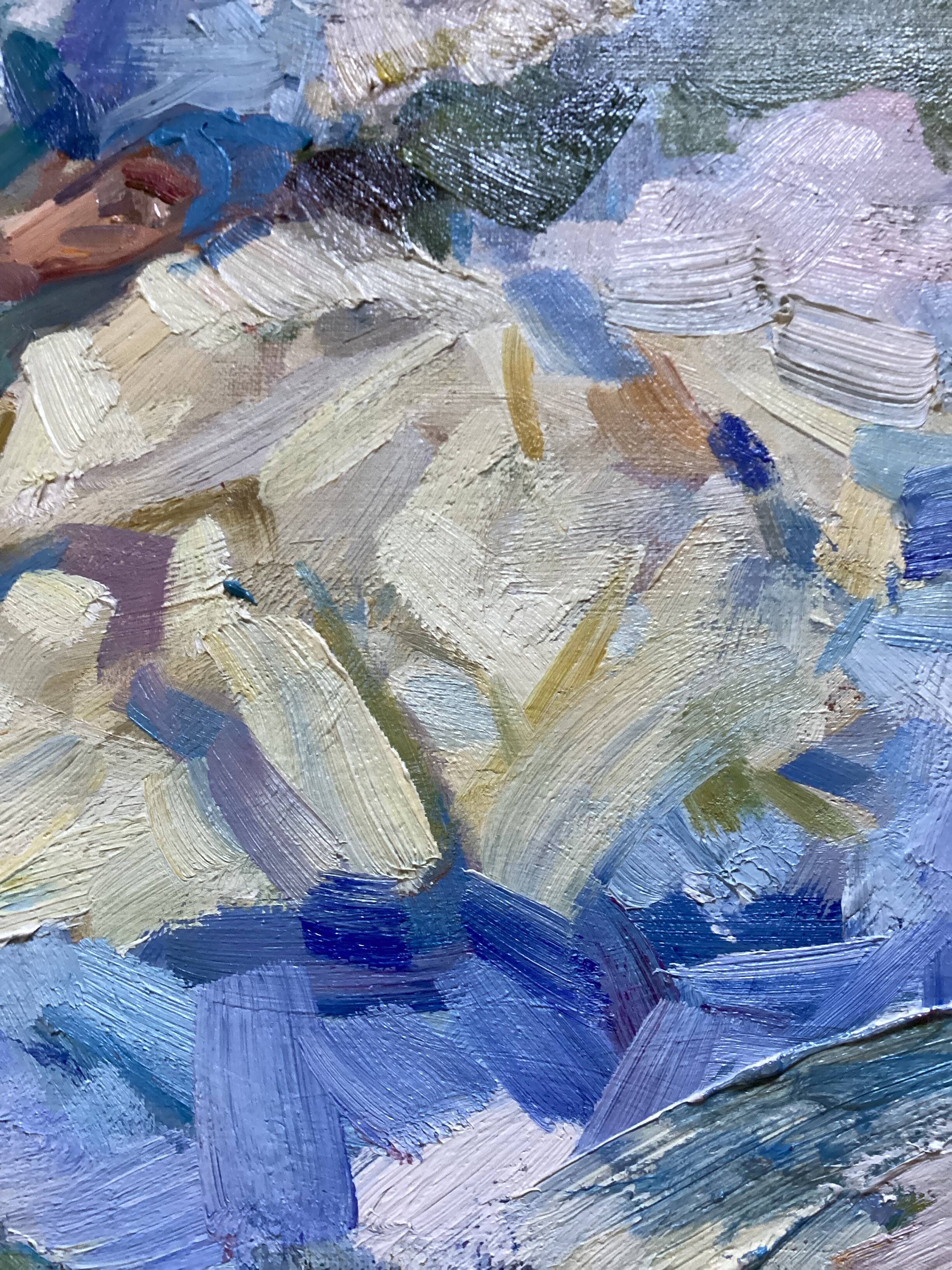 Oil painting on canvas, dimensions: height - 69 cm - width - 82 cm