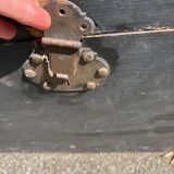 old large wooden trunk / vintage
