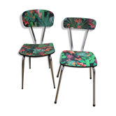 Lot chaises formica rénovée