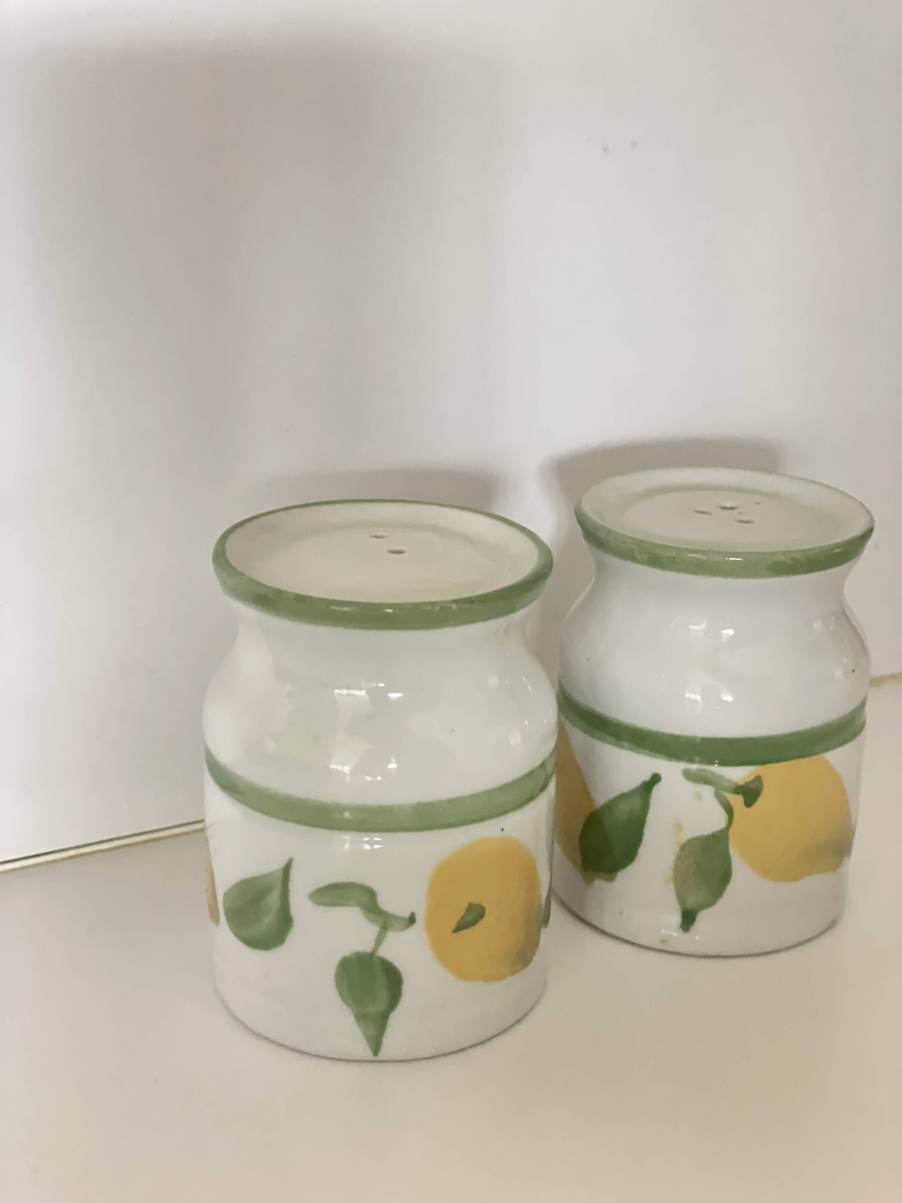 LBP salt and pepper shakers with lemons