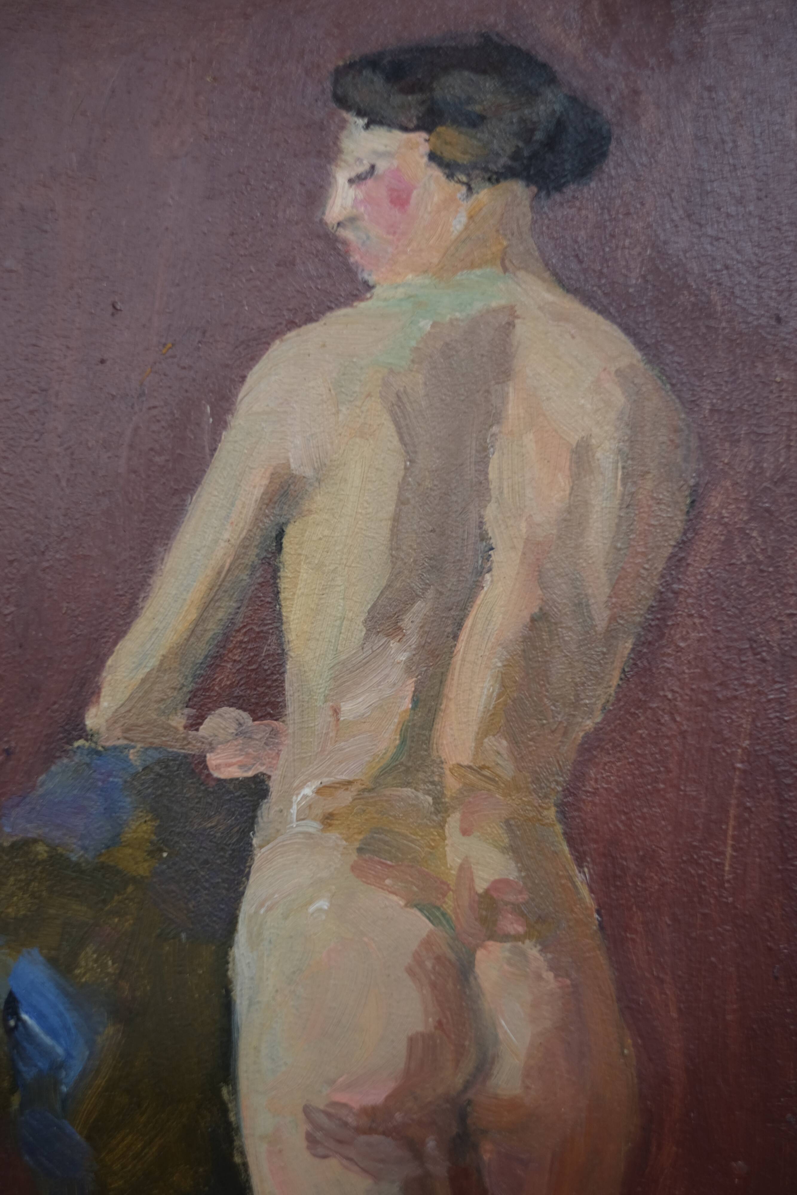Double-sided female nude painting N°2