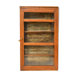 vitrine murale en bois