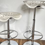 Tabouret haut mirima vintage assise tracteur
