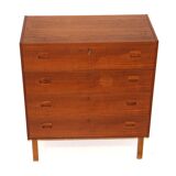 Teak chest of drawers, Sweden, 1960