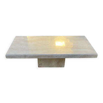 Vintage travertine coffee table