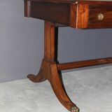 English mahogany bureau plat circa 1900