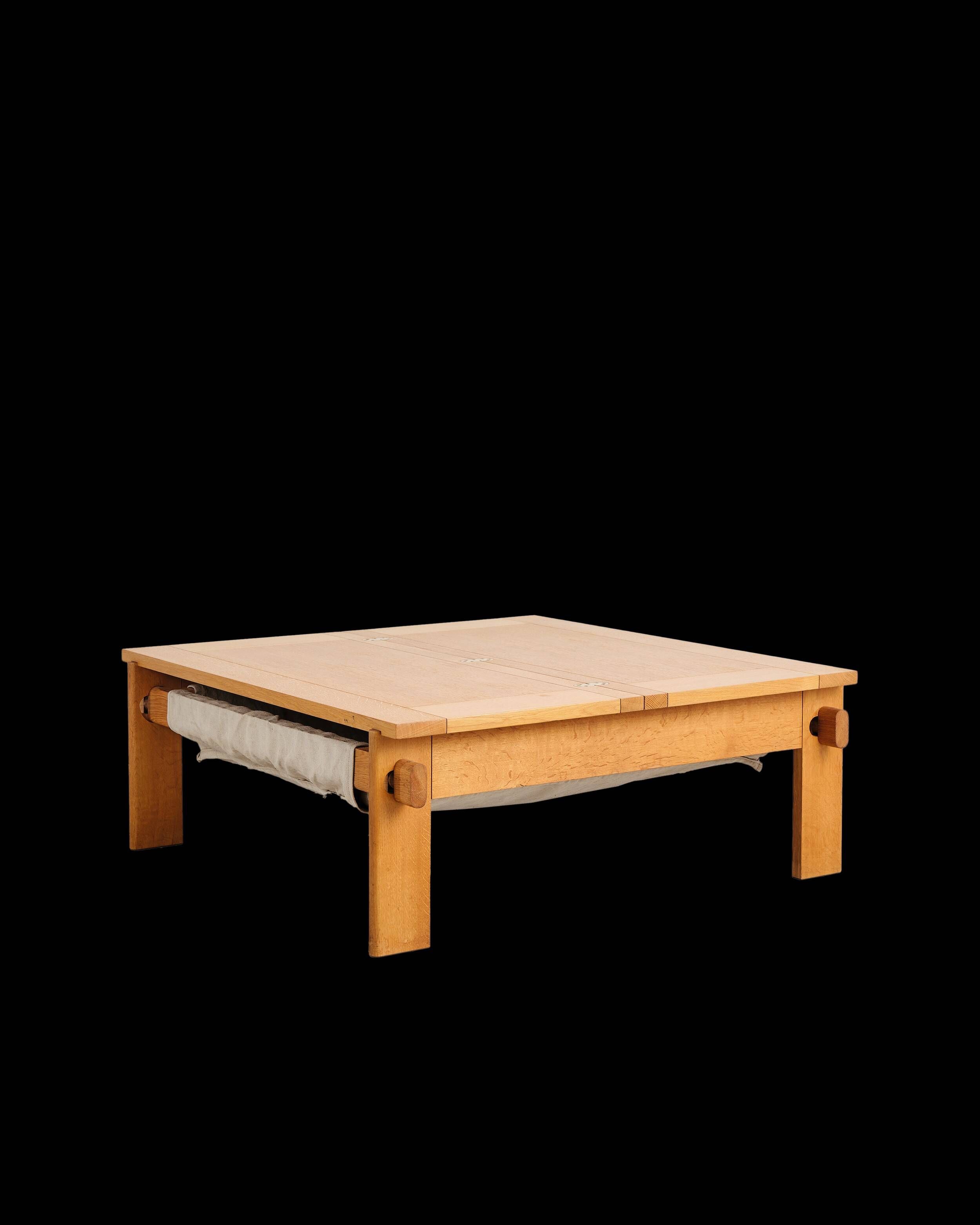 Large brutalist coffee table by Tage Poulsen, Denmark, 1960s.