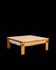 Large brutalist coffee table by Tage Poulsen, Denmark, 1960s.