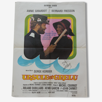 Original movie poster "Ursula and Grelu"