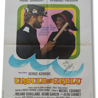 Affiche de cinéma originale "Ursule et Grelu"