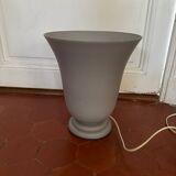 Grey opaline tulip lamp, Art Deco, typical 1930s