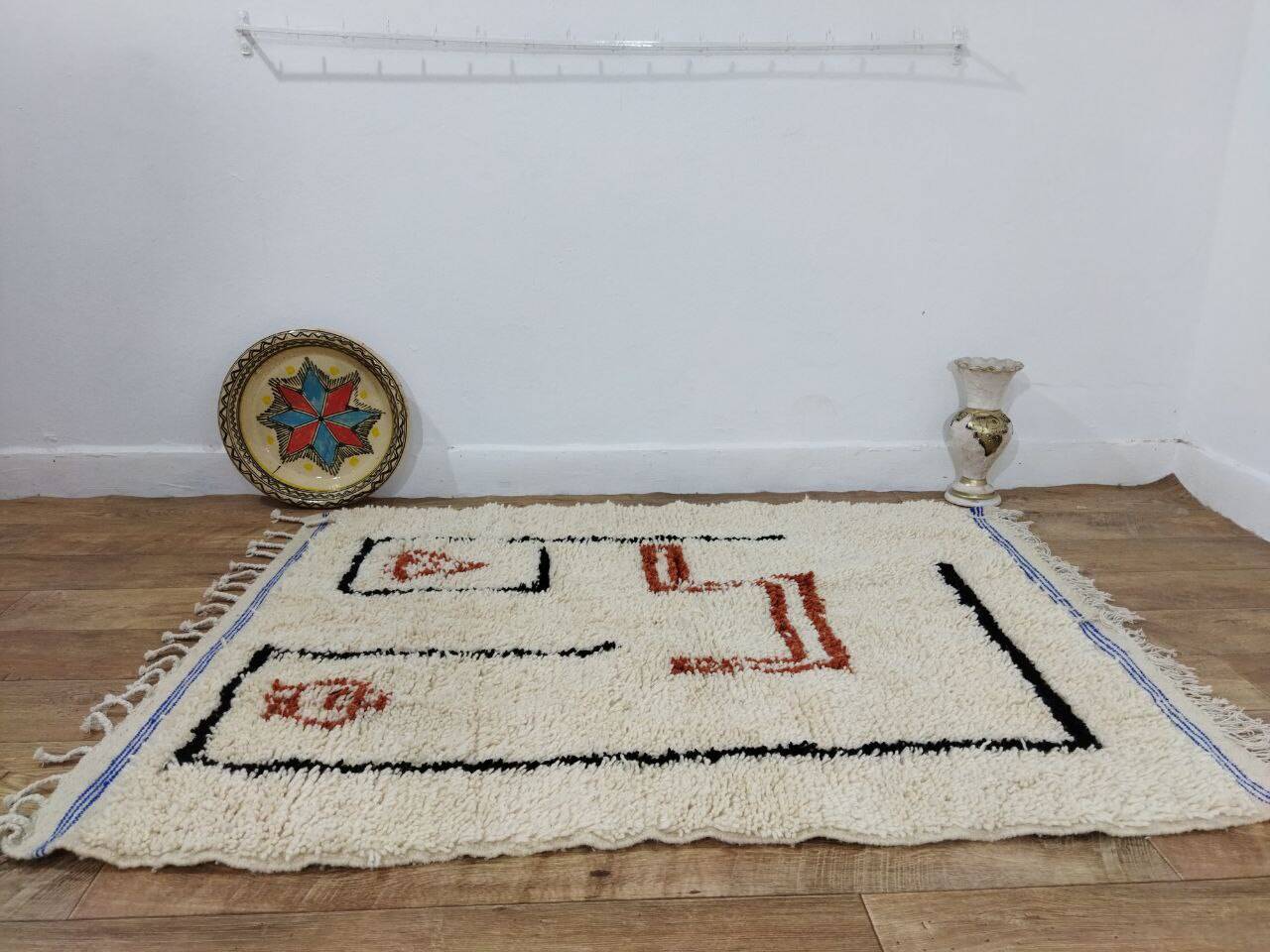 Tapis Berbère Marocain Artisanal 158 X 112 CM