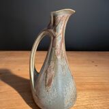 Art nouveau ceramic ewer decanter