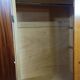 1960s Scandinavian wardrobe with two doors and mirror, easy assembly.