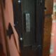 Important Art Deco period bookcase in lacquered wood and gilded bronze