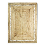 Tapis en jute motif ajouré 160x230 cm