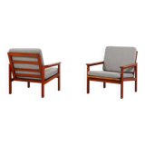 2 fauteuils "Capella" par Illum Wikkelsø pour Niels Eilersen