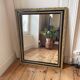 Large old golden mirror