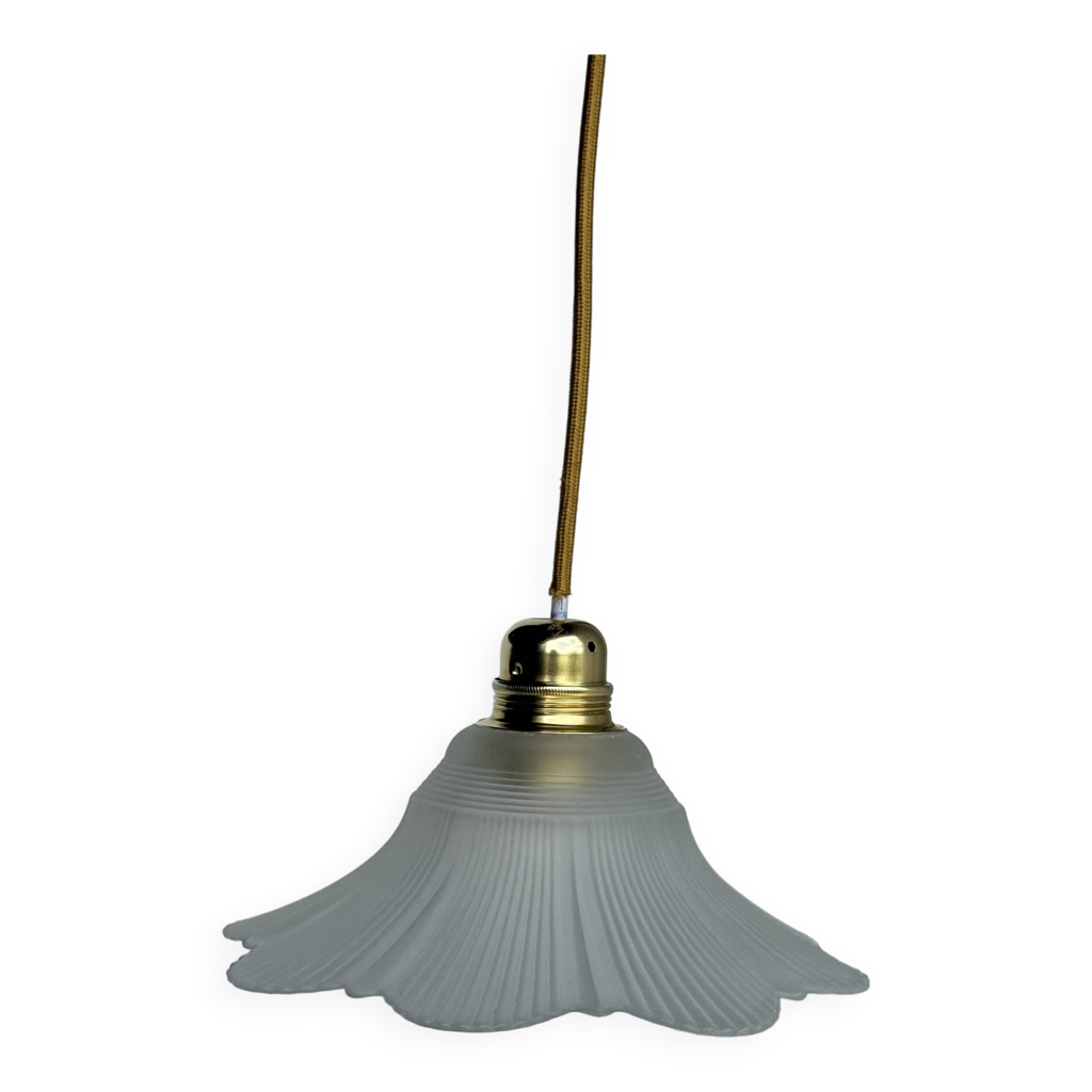 Abat Jour En Verre Abat-jour En Verre De Rechange Mat - Structure En Verre Fileté - Diamètre : 100 Mm - Filetage : 84,5 Mm - 60 W Globe De Remplacement Luminaire