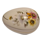 Bonbonnière porcelain Artistique F.M de Limoges quality label decoration daisy