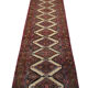 Handwoven Vintage Persian Rug Long Multi-coloured Wool Runner Rug