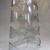 Transparent plexiglass bottle holder Umbra design Ran Lerner