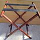 Vintage Rattan Butler's Tray on Stand