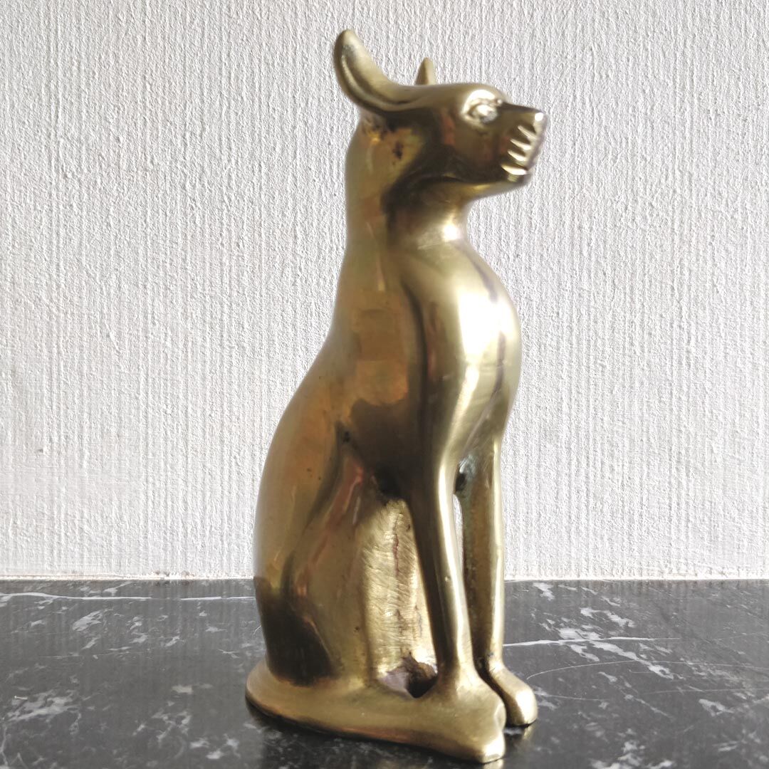 Brass Egyptian cat